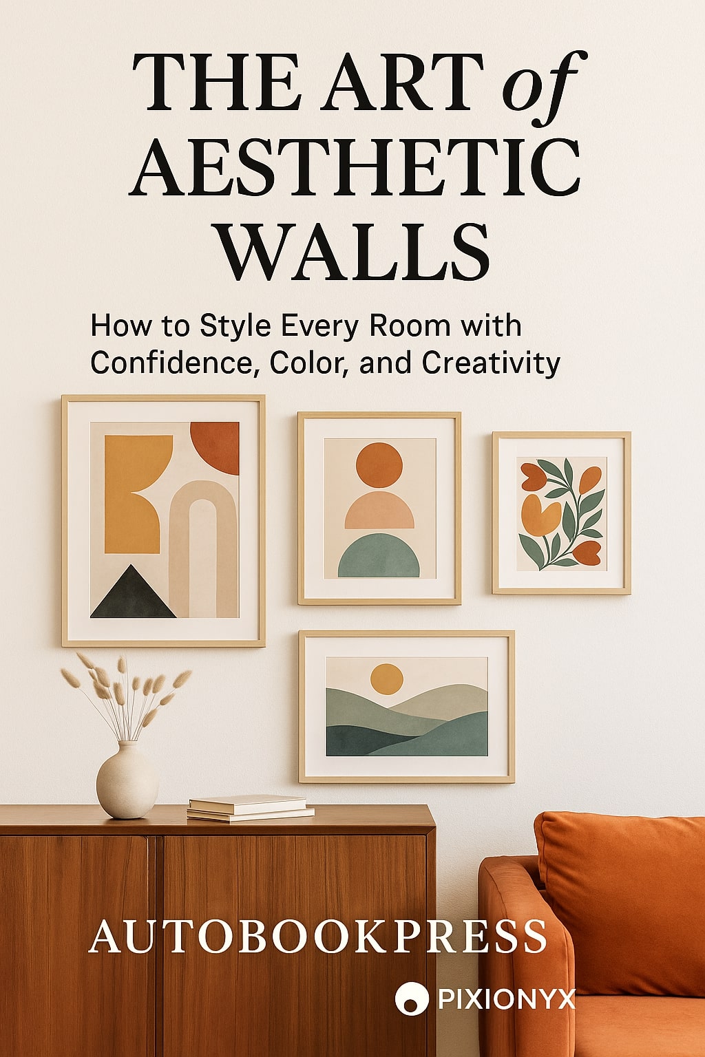 The Art of Aesthetic Walls book cover – modern wall decor and styling guide